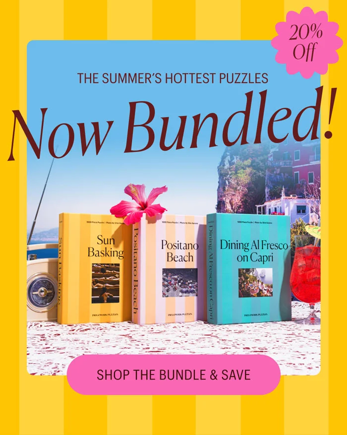 The Summer's Hottest Puzzles - Now Bundled! Slim Aarons Puzzles 20% Off! Bundle & Save