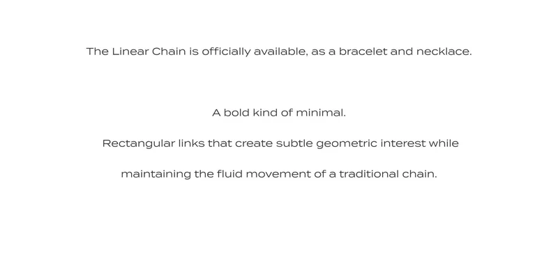 Tha Linear Chain is officially available.