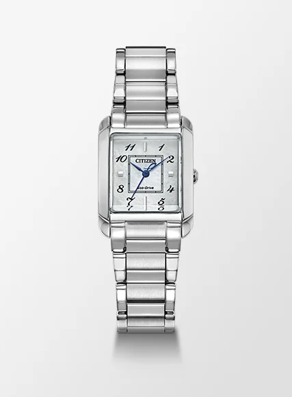 Citizen L Bianca White Dial Stainless Steel Bracelet EW5600-52D