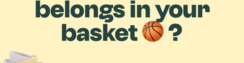 What does  Ali Brunson think belongs in your basket 🏀 ?