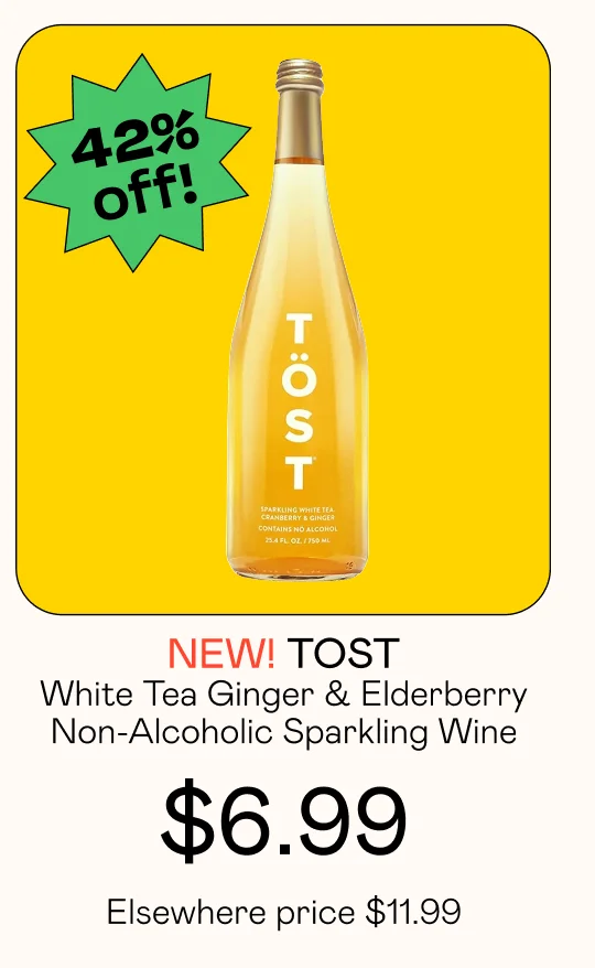 White Tea Ginger & Elderberry Non-Alcoholic Sparkling Wine