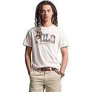 Classic Fit Plaid-Logo Jersey T-Shirt