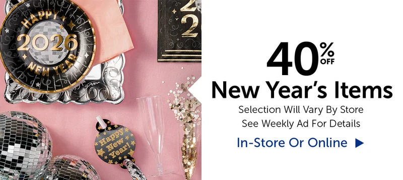 40% Off New Year's Items
