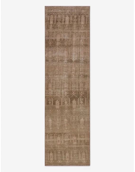 Vintage Turkish Hand-Knotted Wool Runner Rug No. 263, 2'8" x 9'3"