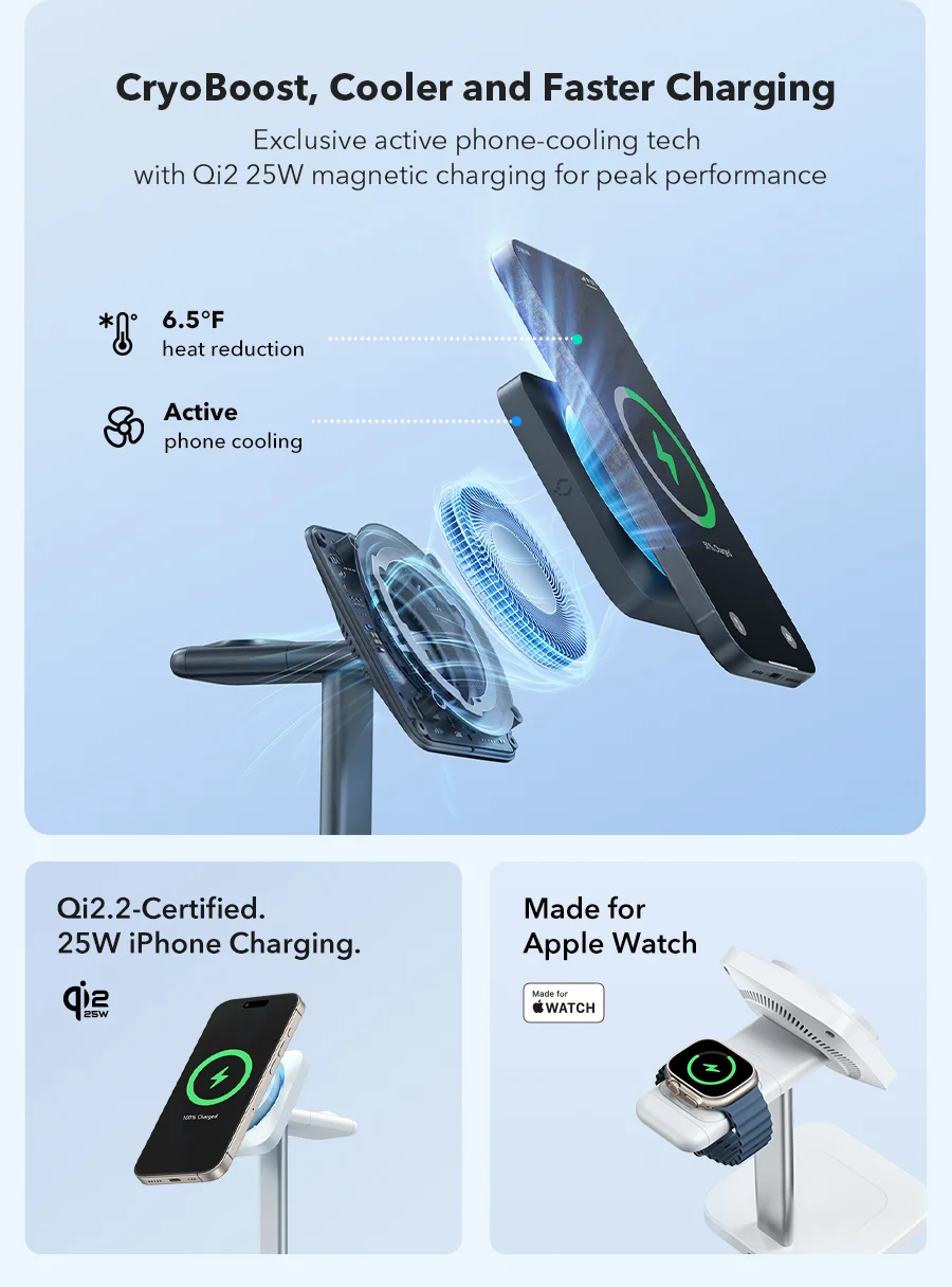 CryoBoost, Cooler and Faster Charging