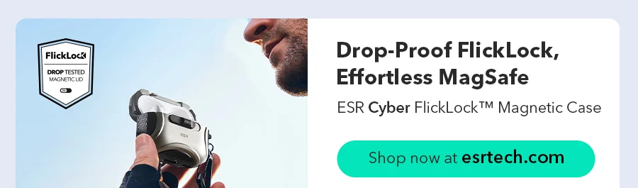 ESR Cyber FlickLock™ Magnetic Case