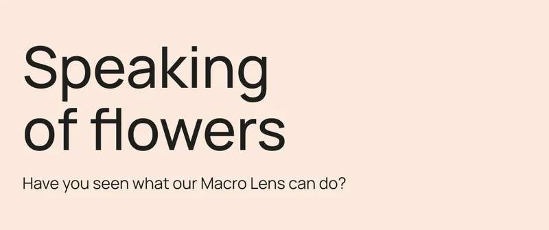 Have you seen what our Macro Lens can do?