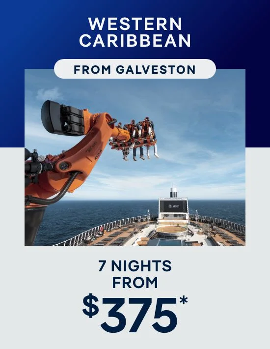 Western Caribbean From Galveston – 7 Nights – Click to View Cruises & Book Now