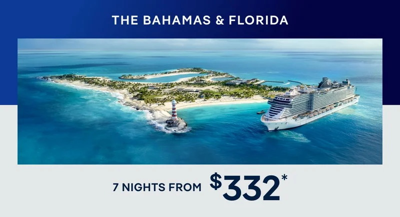 The Bahamas & Florida – 7 Nights – Click to View Cruises & Book Now