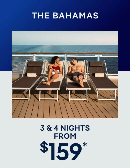 The Bahamas – 3 & 4 Nights – Click to View Cruises & Book Now