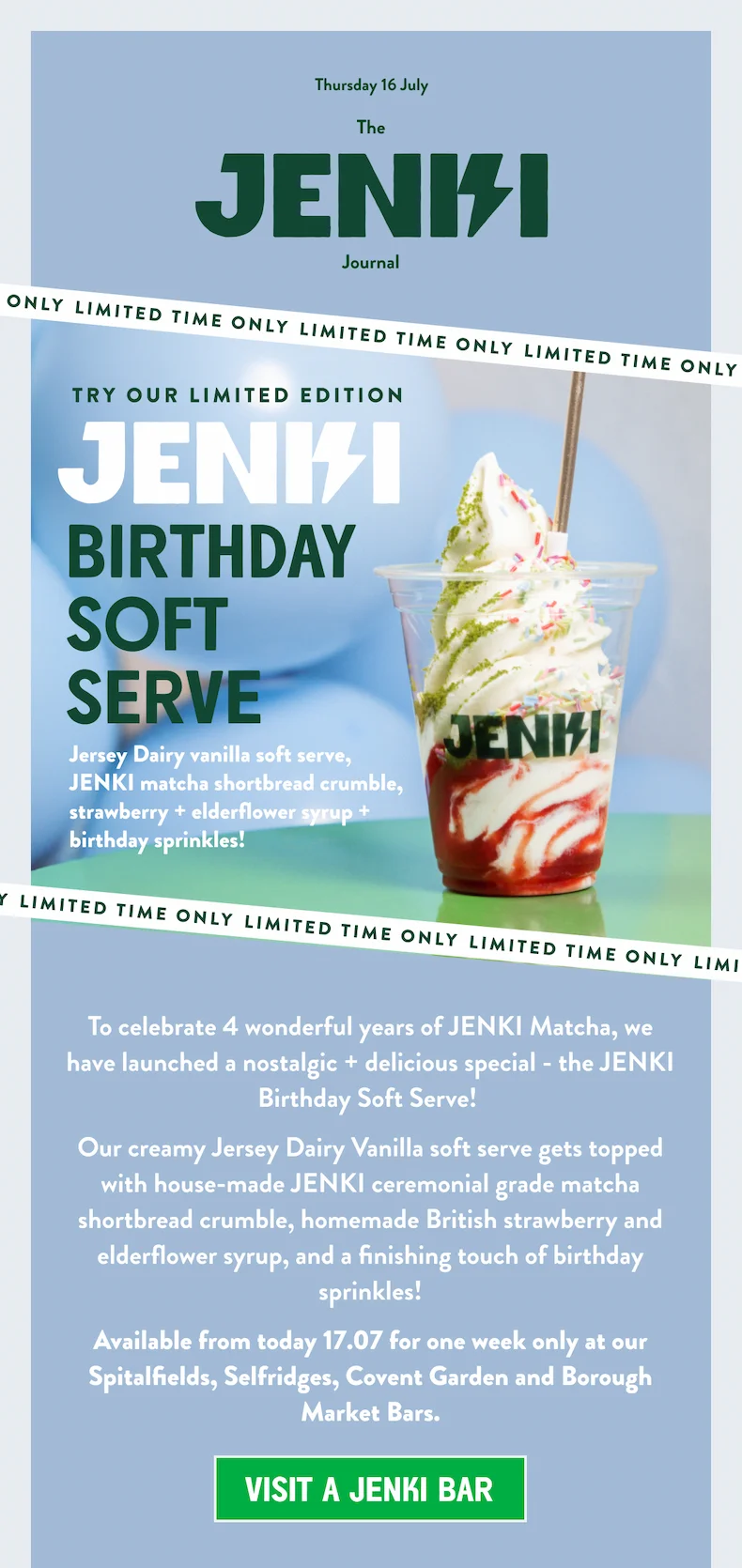 JENKI Birthday Soft Serve