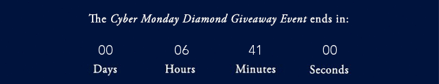 The Cyber Monday Diamond Giveaway Event Ends Soon