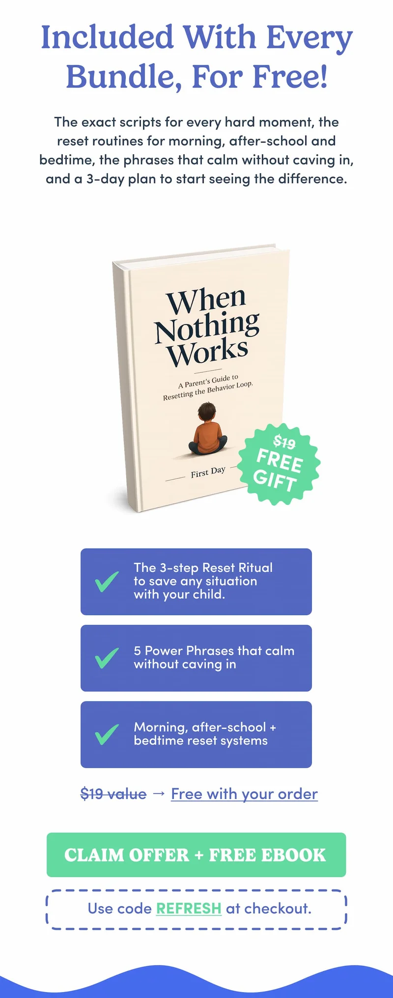 Included with every bundle, for free!