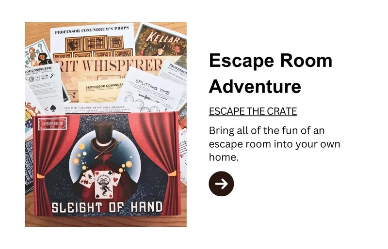 Escape the Crate: An Escape Room Adventure