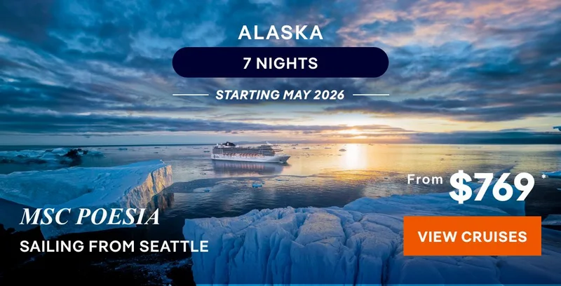 Alaska – 7+ Nights – Click to View Cruises & Book Now