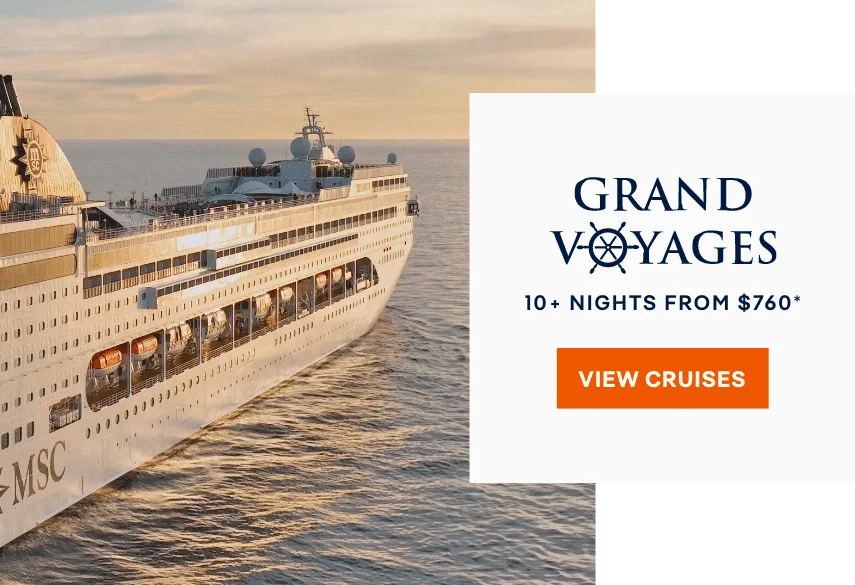 Grand Voyages 10+ Nights – Click to View Cruises & Book Now