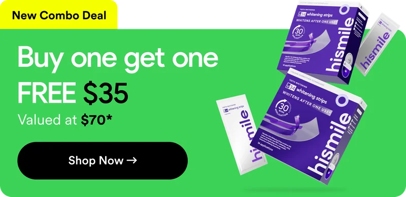 Add any item to cart to unlock this offer! Buy one get one FREE V34 Whitening Strips!