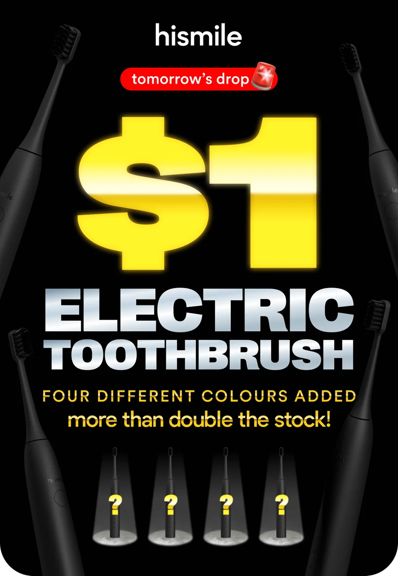 tomorrow's drop. $1 ELECTRIC TOOTHBRUSH. FOUR DIFFERENT COLOURS ADDED. more than double the stock!