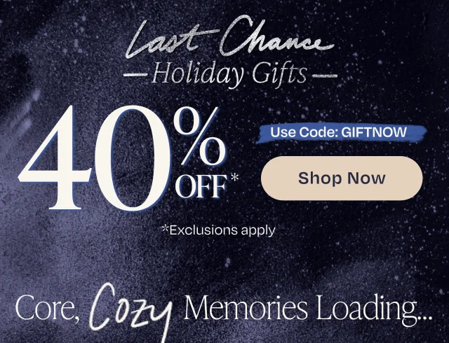 Last Chance 40% Off
