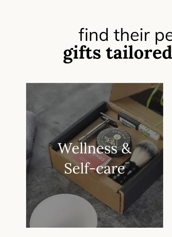 Shop wellness and self-care