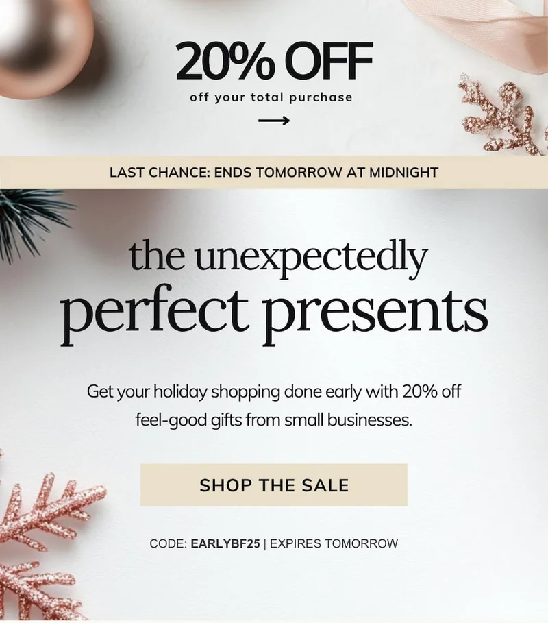 Shop Early Black Friday Holiday Savings