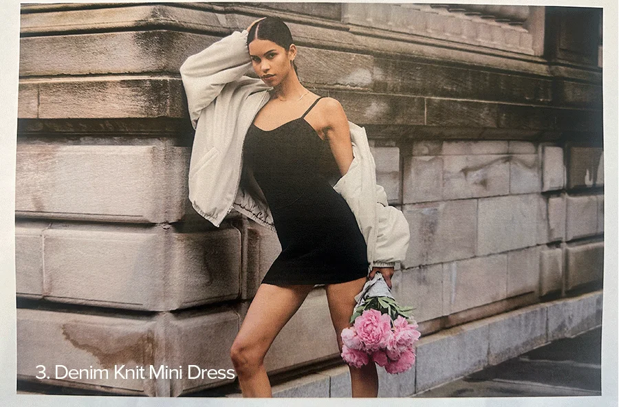 Denim Knit Mini