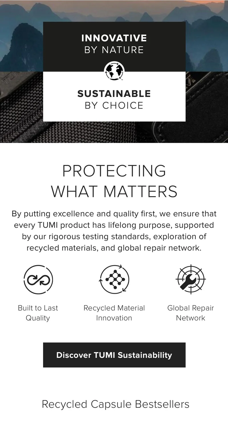 Innovative by Nature, Sustainable by Choice