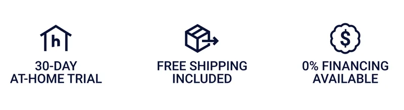 30-day at-home trial. Free shipping included. 0% financing available.