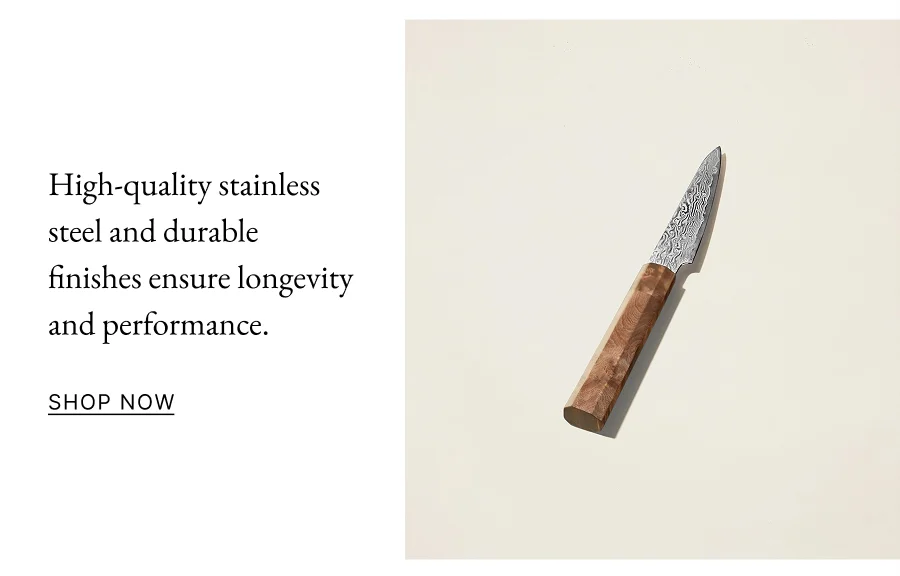 High quality stainless steel and durable finishes ensure longevity and performance,