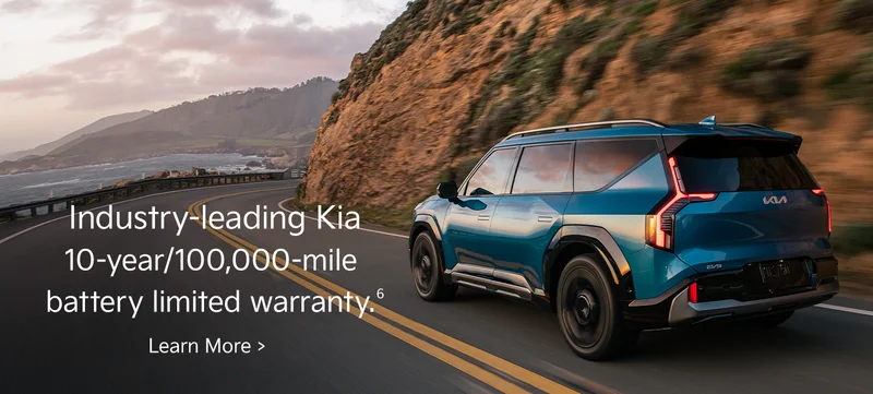Industry-leading Kia 10-year/100,000-mile battery limited warranty. Learn More.