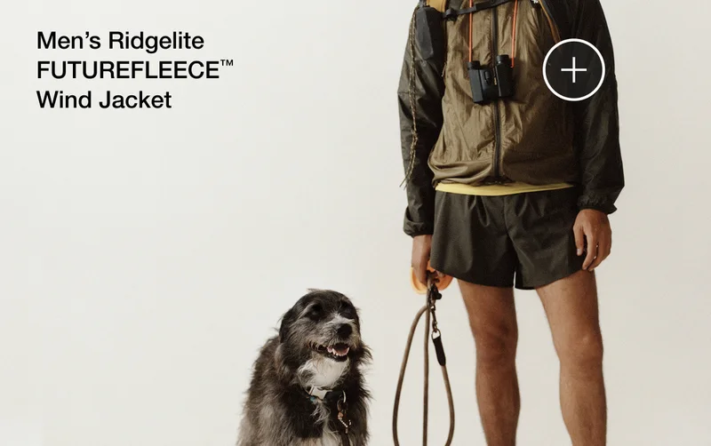 Men’s&nbsp;Ridgelite&nbsp; FUTUREFLEECE™  Wind Jacket