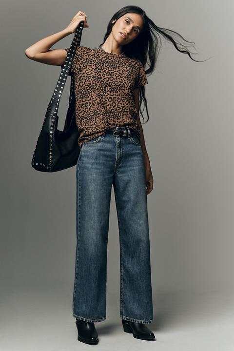 rag & bone High-Rise Wide-Leg Jeans
