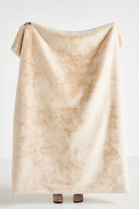 The Sophie Faux Fur Throw Blanket