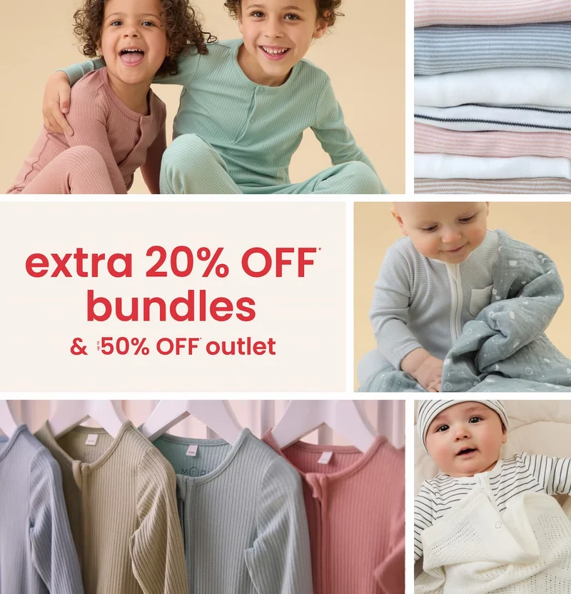 extra 20% OFF bundles & up to 50% OFF Outlet