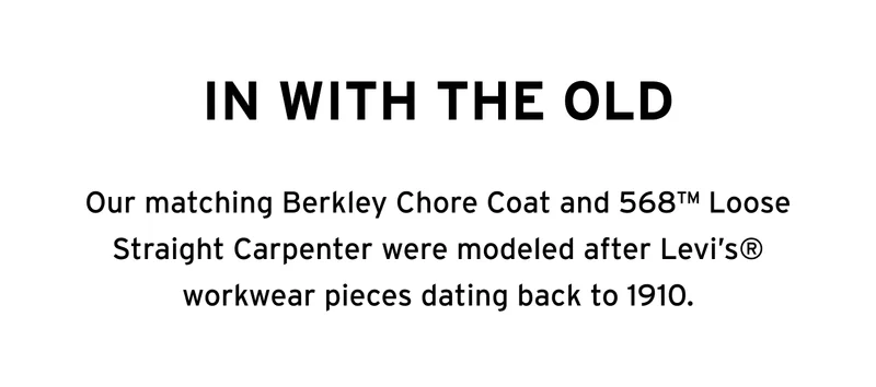 IN WITH THE OLD