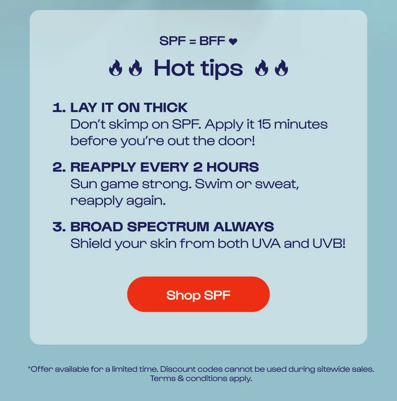 SPF = BFF