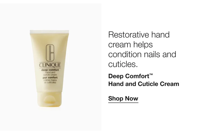 Restorative hand cream helps condition nails and cuticles. Deep Comfort™ Hand and Cuticle Cream | Shop Now