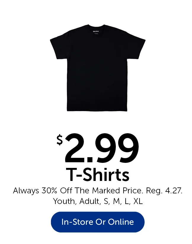 $2.99 T-Shirts