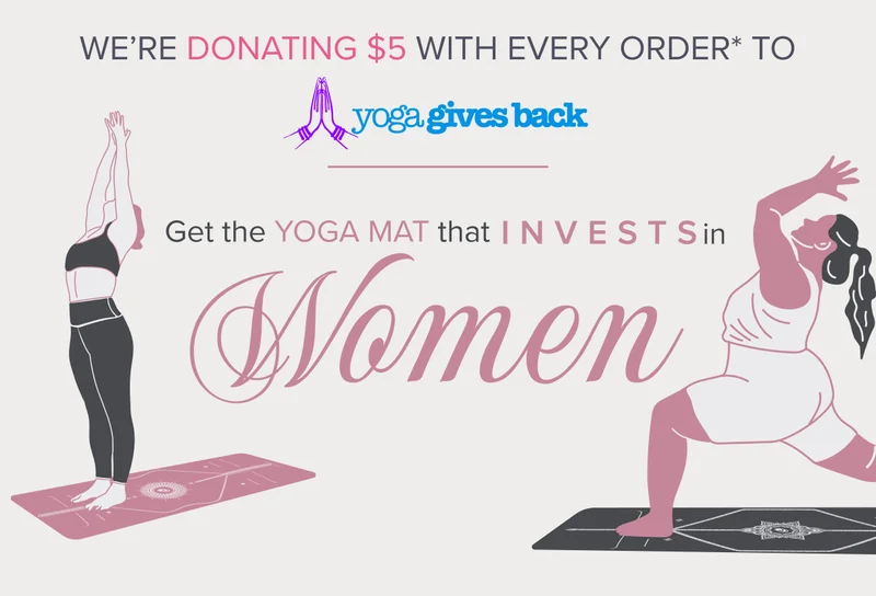 Get the Yoga Mat that invests in Women