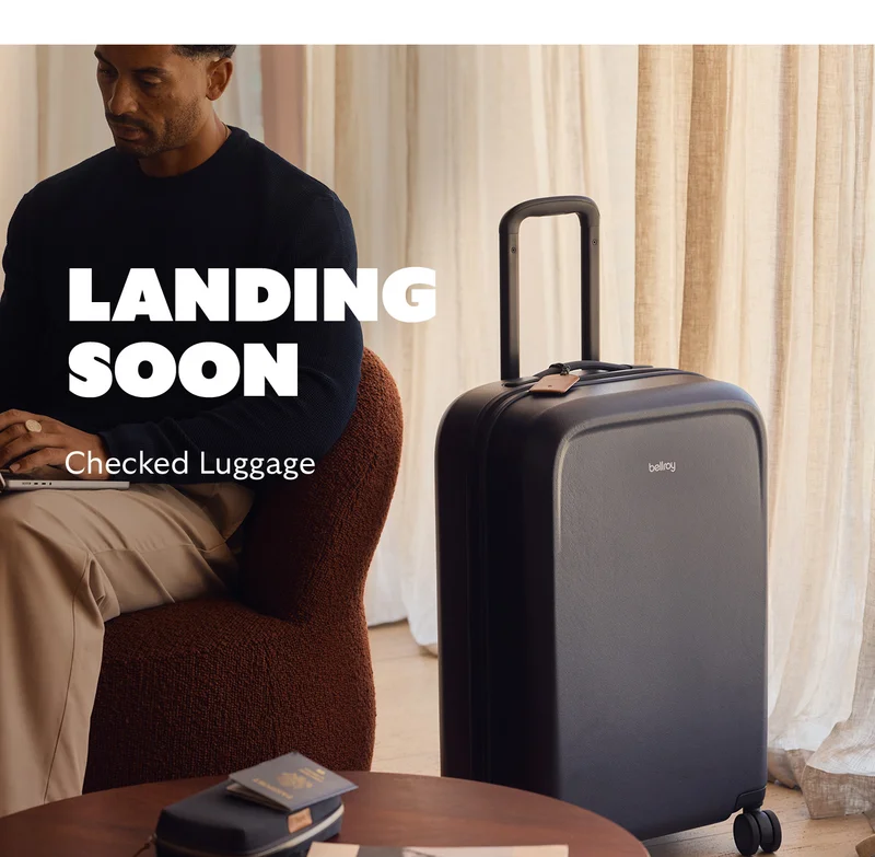 [Header] Landing soon [Blurb/subheader] Checked Luggage