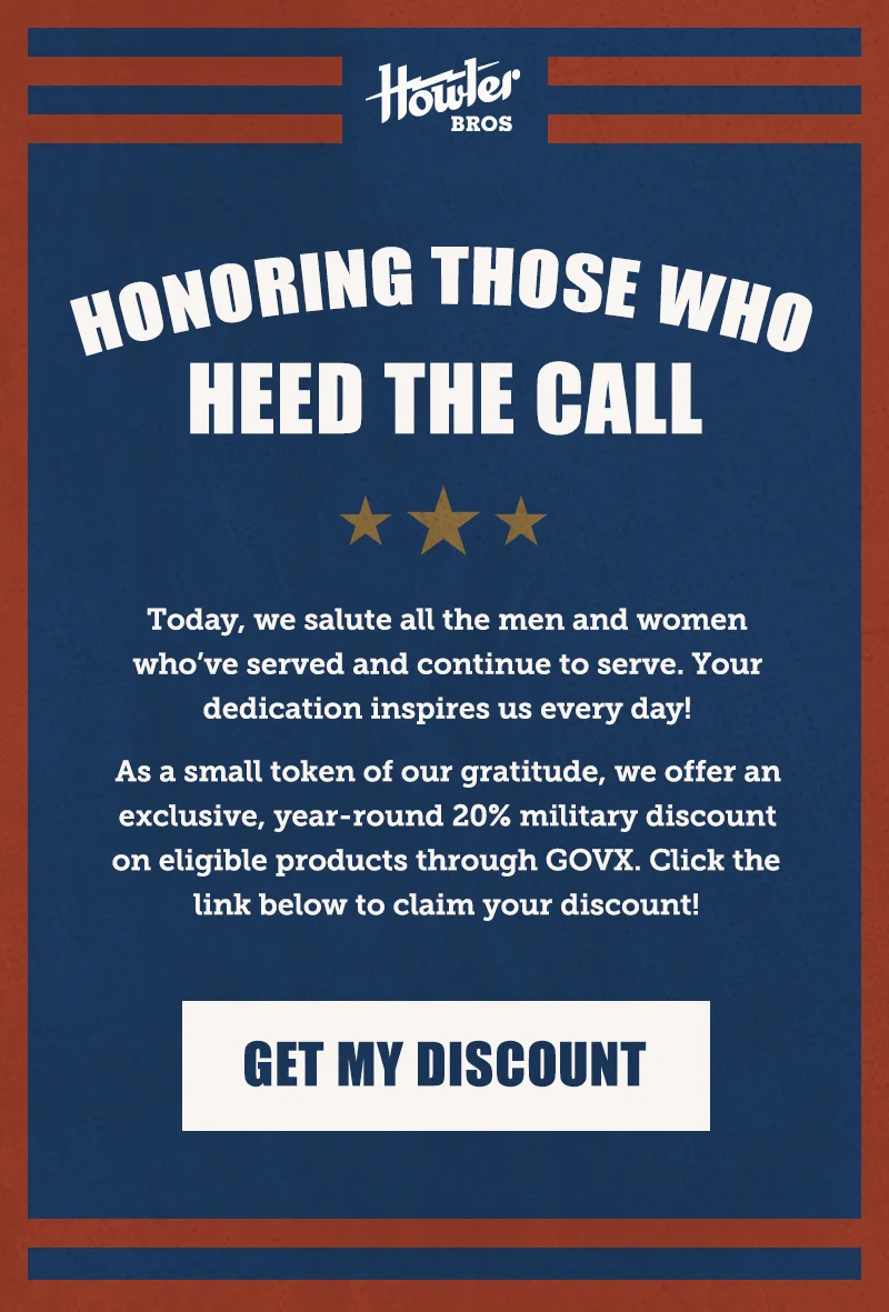 Today, we salute all the men and women who’ve served and continue to serve. Your dedication inspires us every day!   As a small token of our gratitude, we offer an exclusive, year-round 20% military discount on eligible products through GOVX. Click the link below to claim your discount!