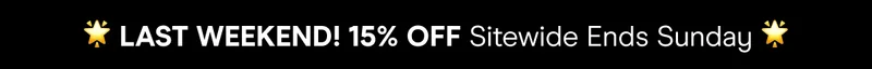 15% OFF Sitewide