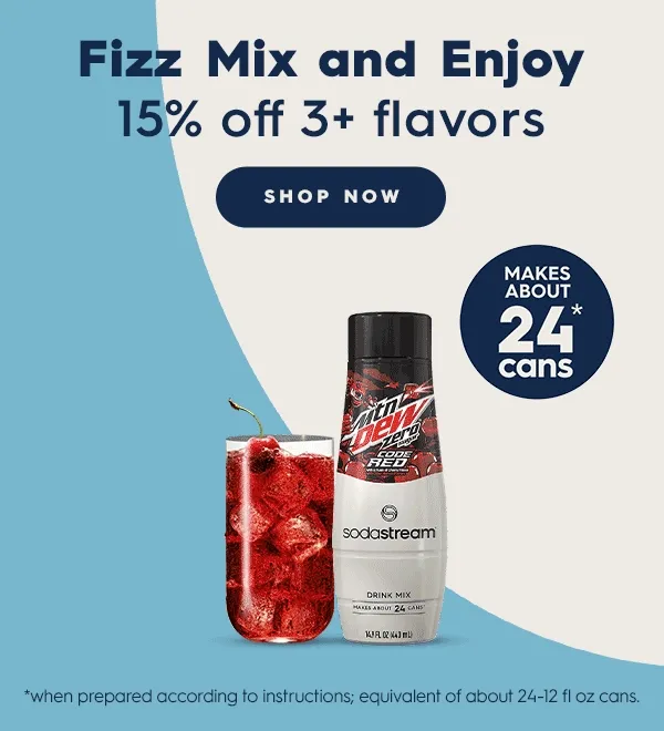 Enjoy 15% off 3+ flavors