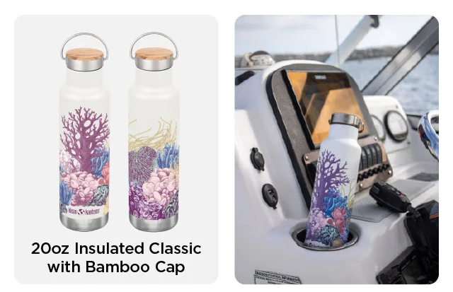 20oz Insulated - Bamboo Cap
