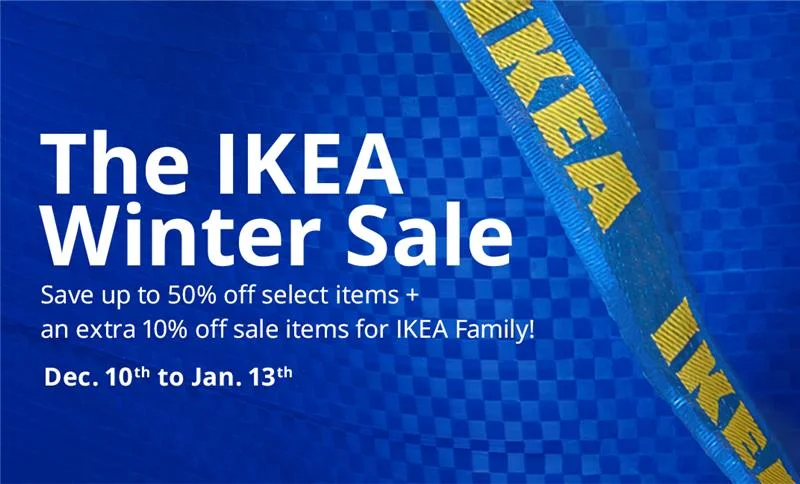 IKEA Frakta bag, Winter Sale promotion