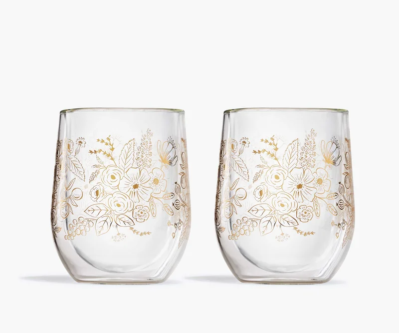 Image of Stemless Glass Set - Colette