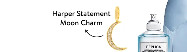 Harper Statement Moon Charm