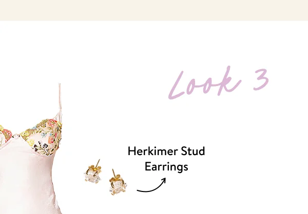Herkimer Stud Earrings