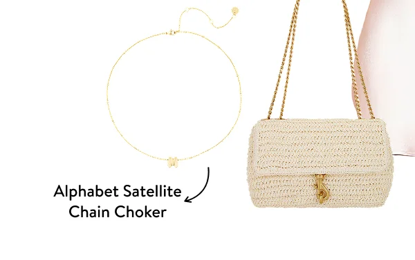 Alphabet Satellite Chain Choker