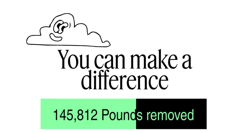 You can make a difference | 145,812 Pounds removed